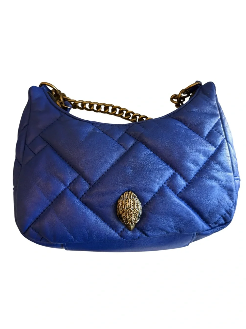 Kurt Geiger Quilted Leather Crossbody Purse With Coin Pouch